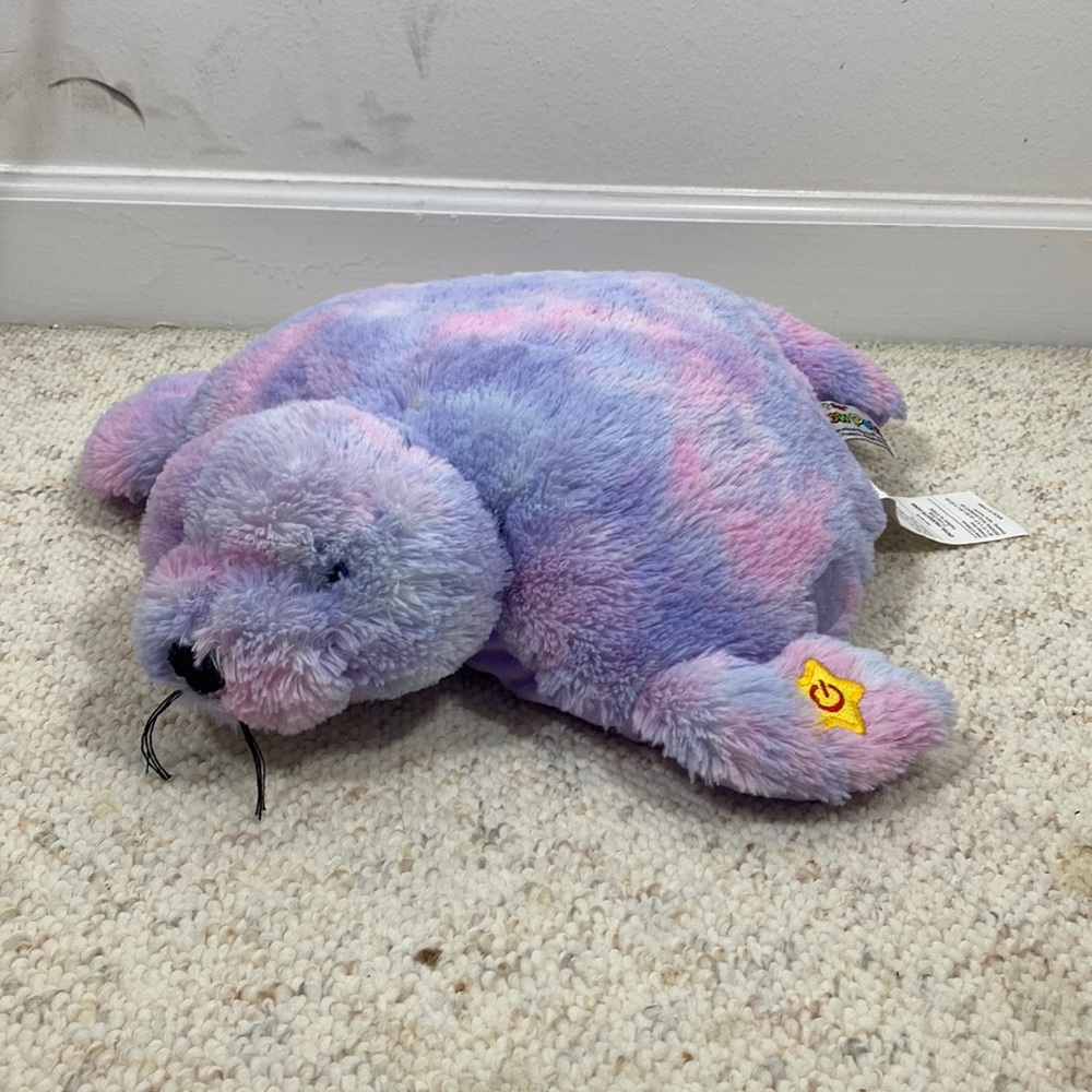 Purple Walrus Glow Pets Pillow